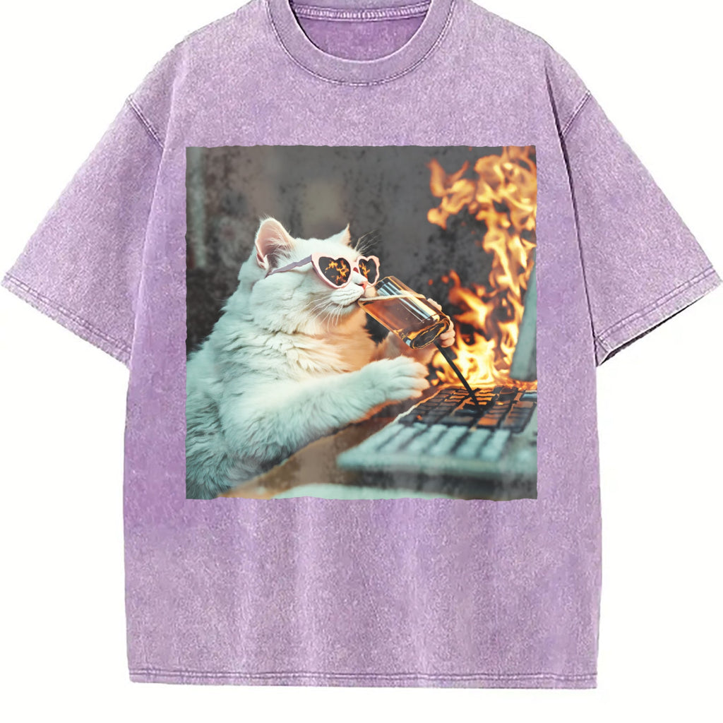 Battle Movie Vintage Washed T-Shirt product image 6