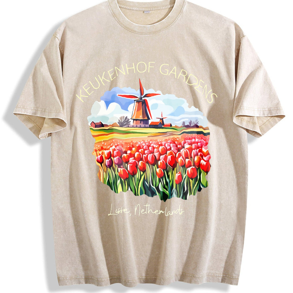 Lisse Netherlands Vintage Washed T-Shirt product image 1