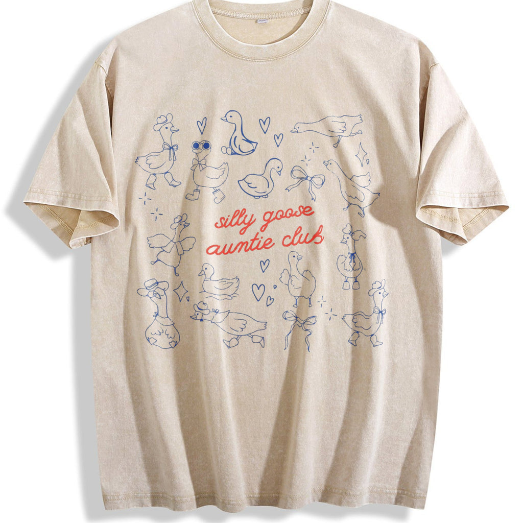 Cute Auntie Vintage Washed T-Shirt product image 1