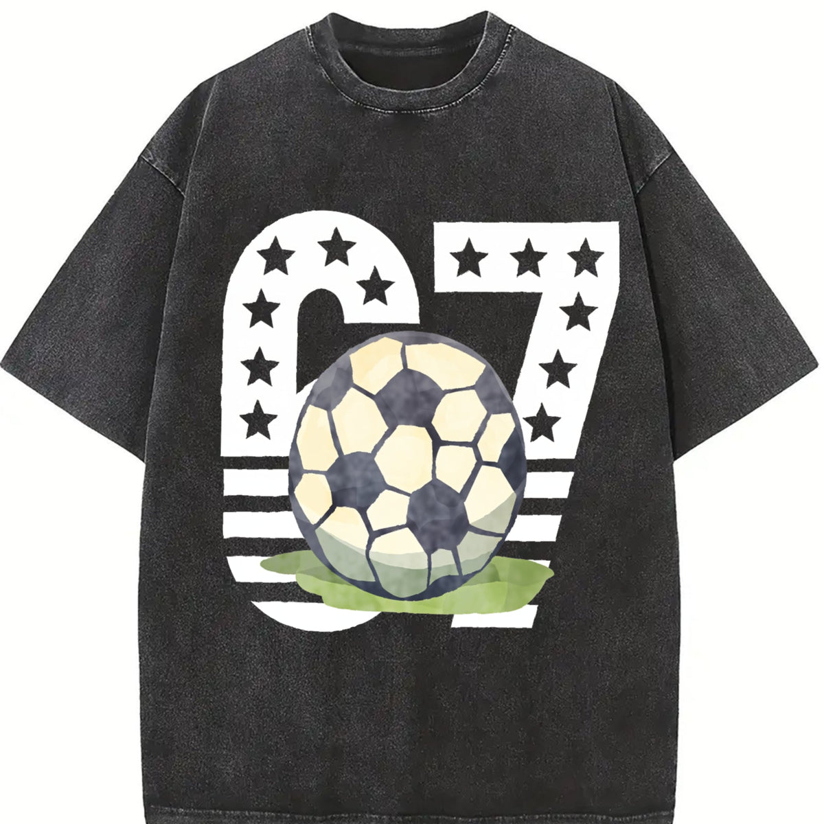 Global Soccer Fan Vintage Washed T-Shirt product image 2