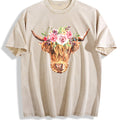 Highland Cow Vintage Washed T-Shirt product image 1