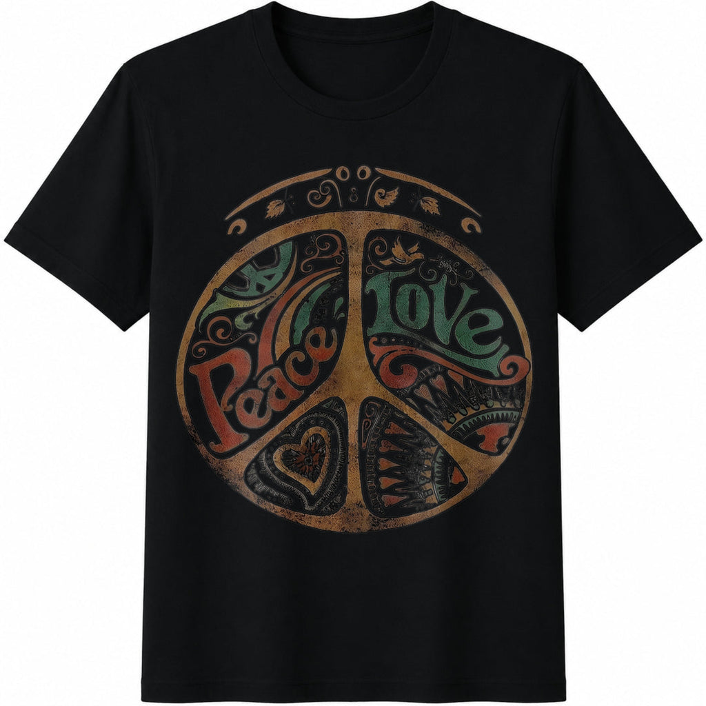Peace Symbol Cotton T-Shirt product image 1