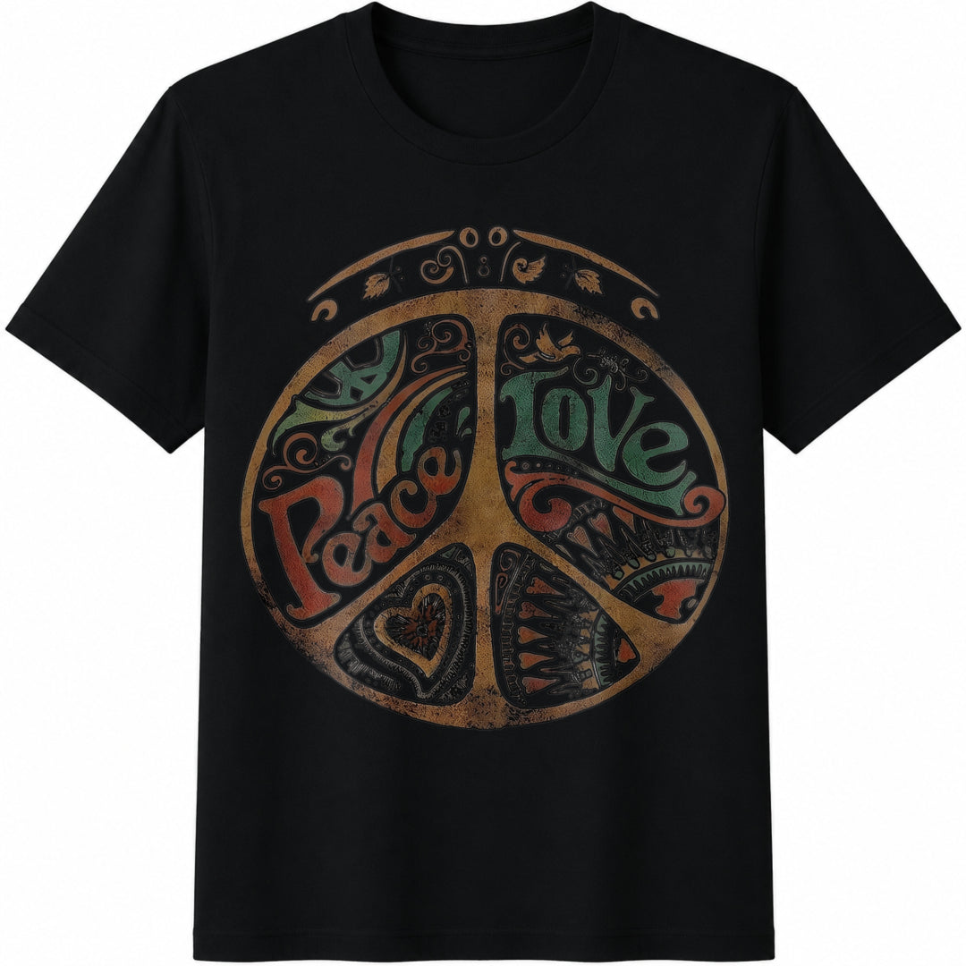 Peace Symbol Cotton T-Shirt product image 1