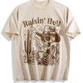 Skeleton Raisin' 90s Vintage Washed T-Shirt product image 1