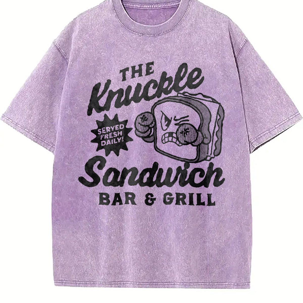 Funny The Knuckle Sandwich Bar And Grill Sarcastic Vintage product image 6