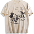 Cowboys Roping Bull Vintage Washed T-Shirt product image 1