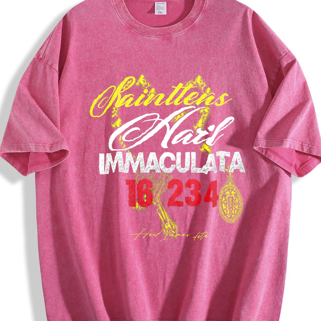 Sainttears Hail Immaculata Vintage Washed T-Shirt product image 7