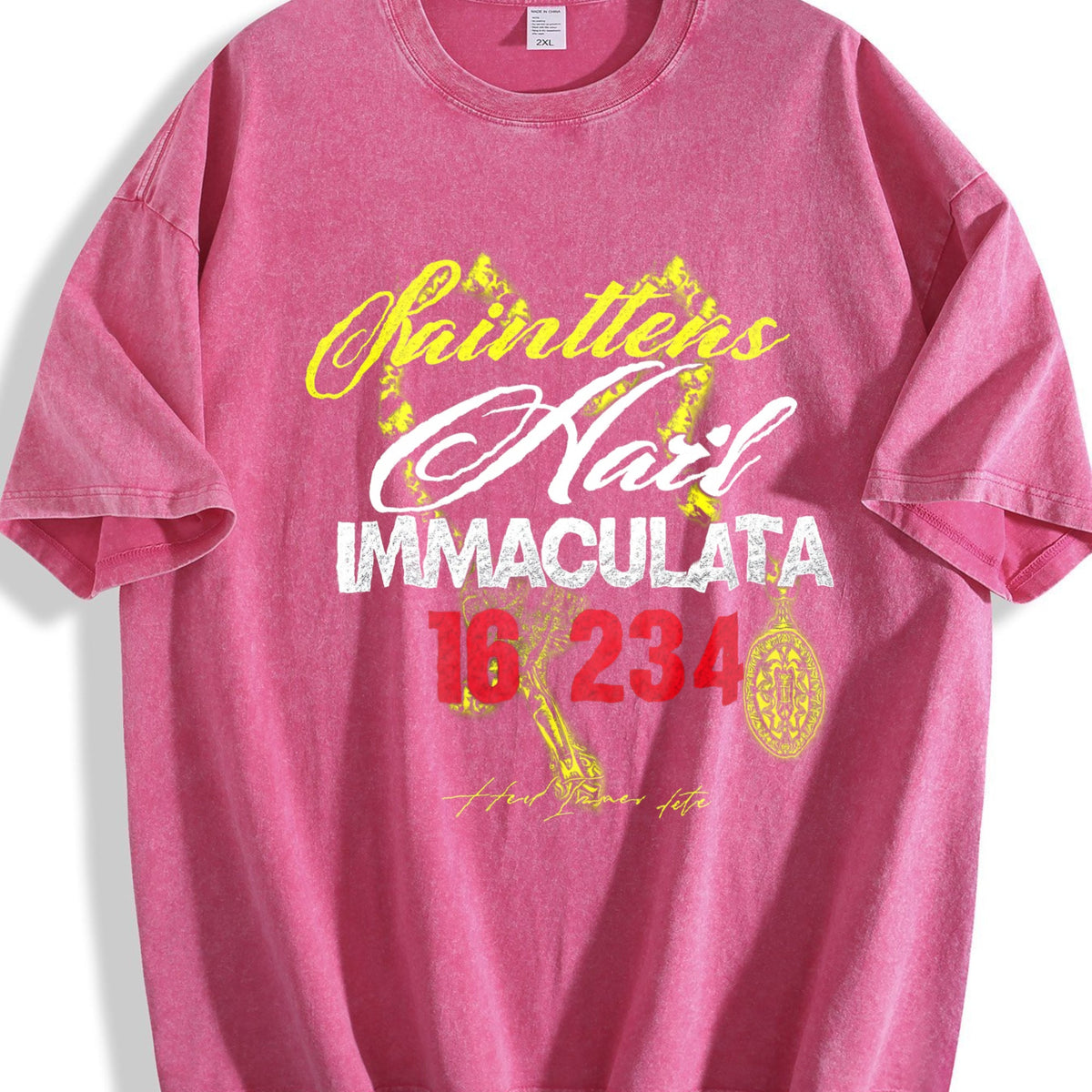 Sainttears Hail Immaculata Vintage Washed T-Shirt product image 7