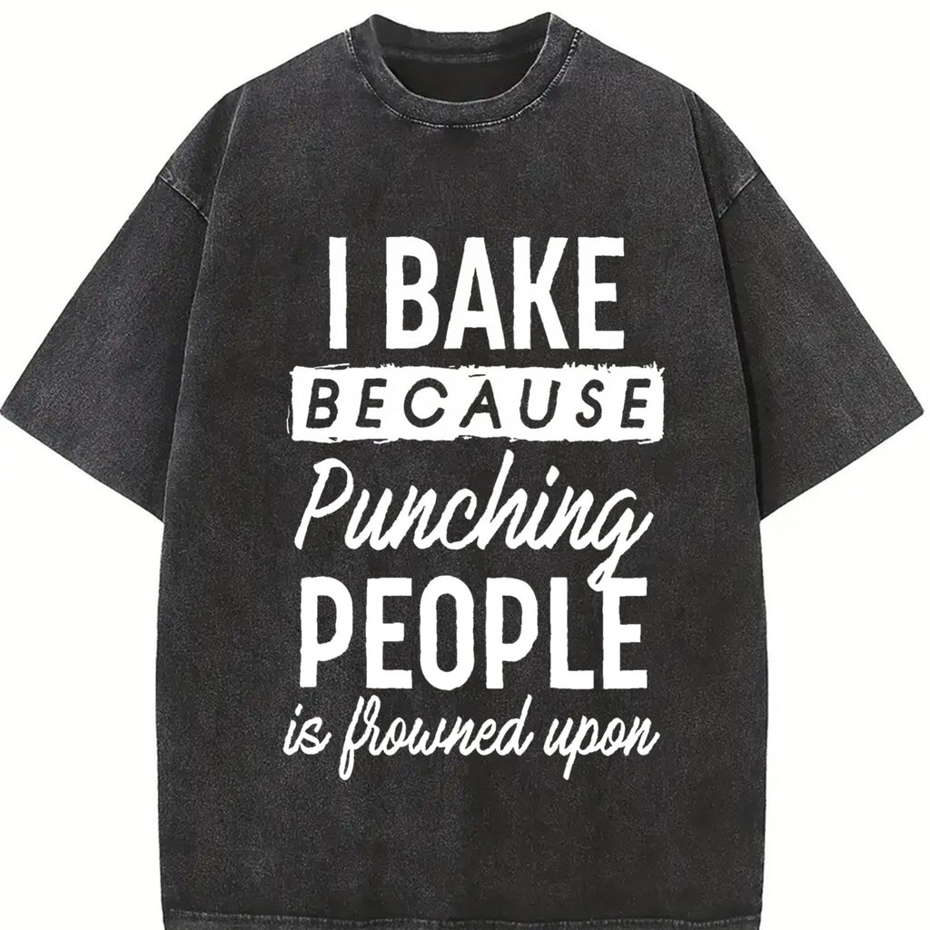 I Bake Because Punching People Is Frowned Upon Vintage product image 2