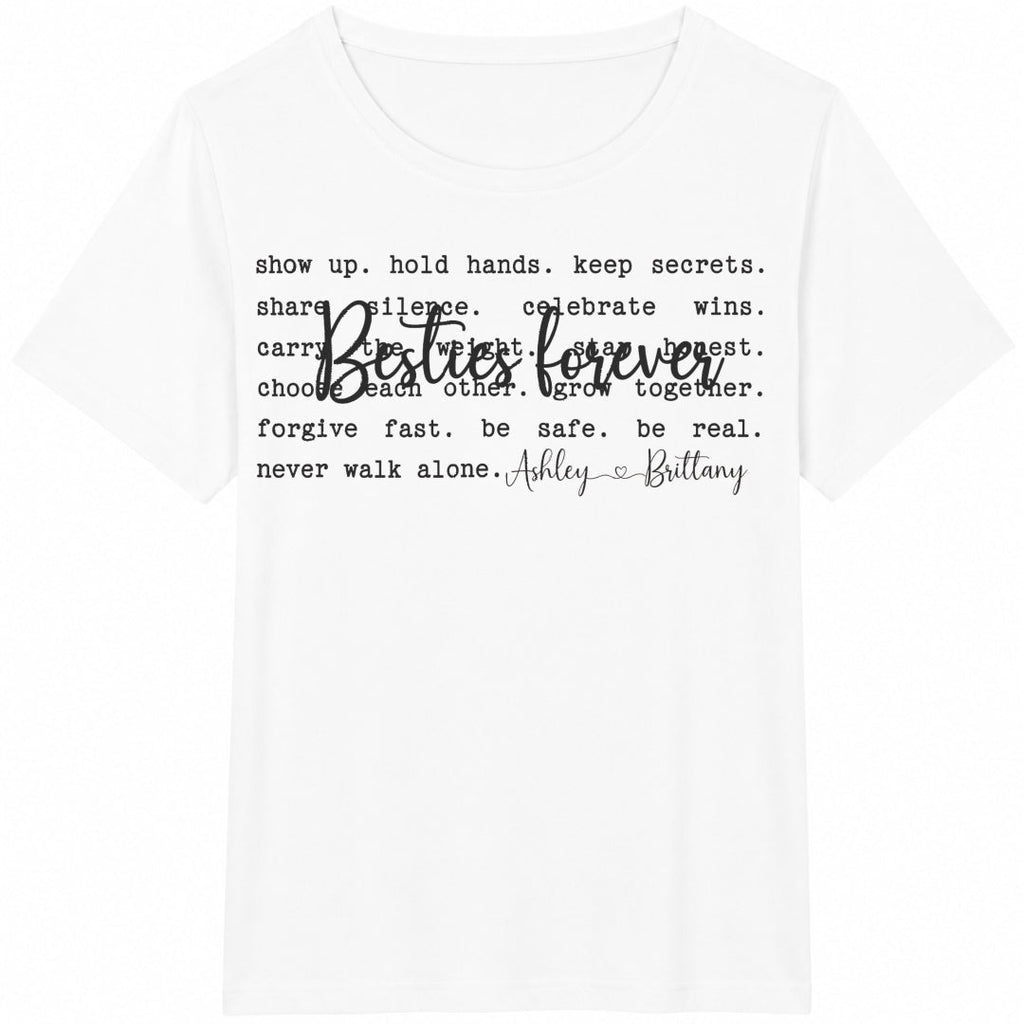 Besties' Names Cotton T-Shirt product image 2