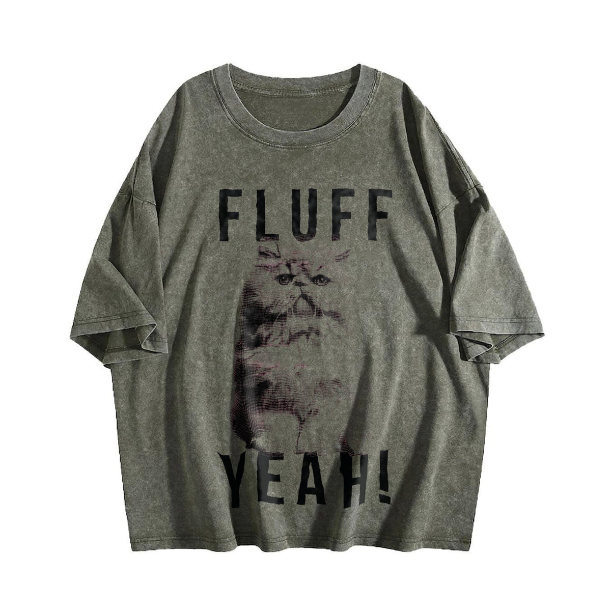Fluff Yeah Funny Kitty Cat Animal Lover For Ladies Vintage product image 4