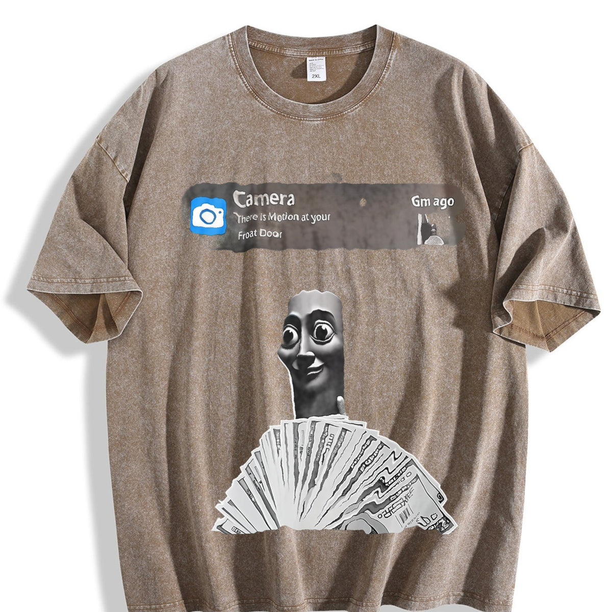 100 Funny Tung Sahur Motion At Your Front Vintage Washed product image 3