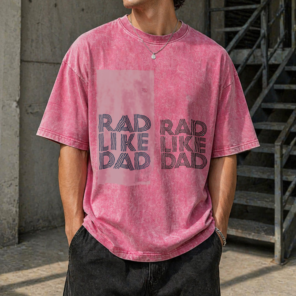 Dad And Daughter Matching Vintage Washed T-Shirt product image 7
