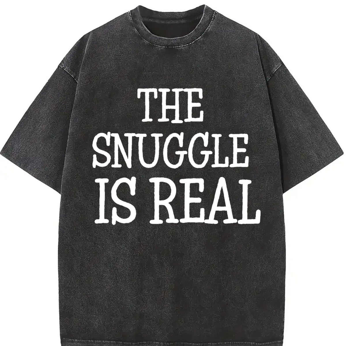 Snuggle Is Real Vintage Washed T-Shirt product image 2