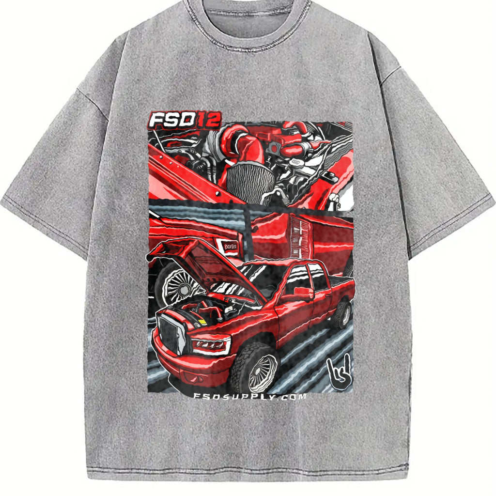 Red Truck Build Blend For Diesel Builders Vintage Washed product image 5