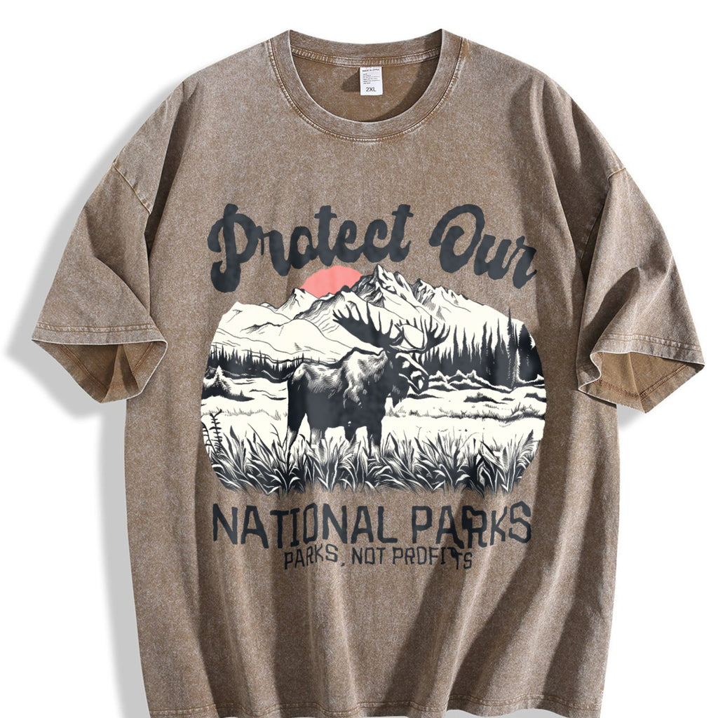 Protect Our National Parks Vintage Washed T-Shirt product image 3