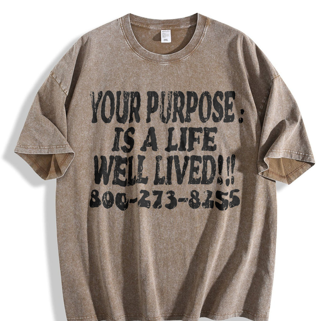 Your Purpose Mental Health Awareness Slogan White Vintage product image 3
