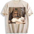 Funny Cat Tattoo Artist Vintage Washed T-Shirt product image 1