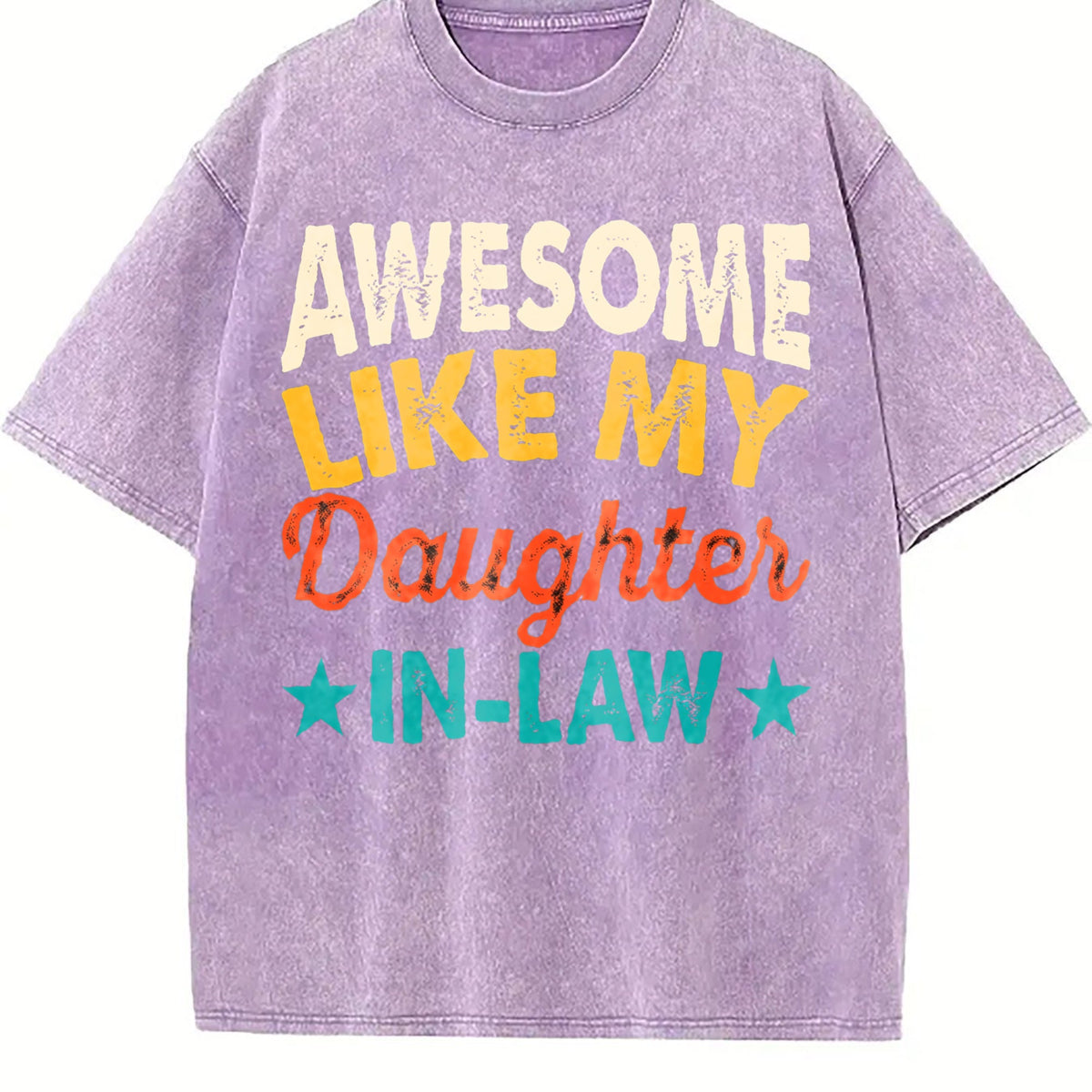 Awesome Like My Daughter In Law Vintage Washed T-Shirt product image 5