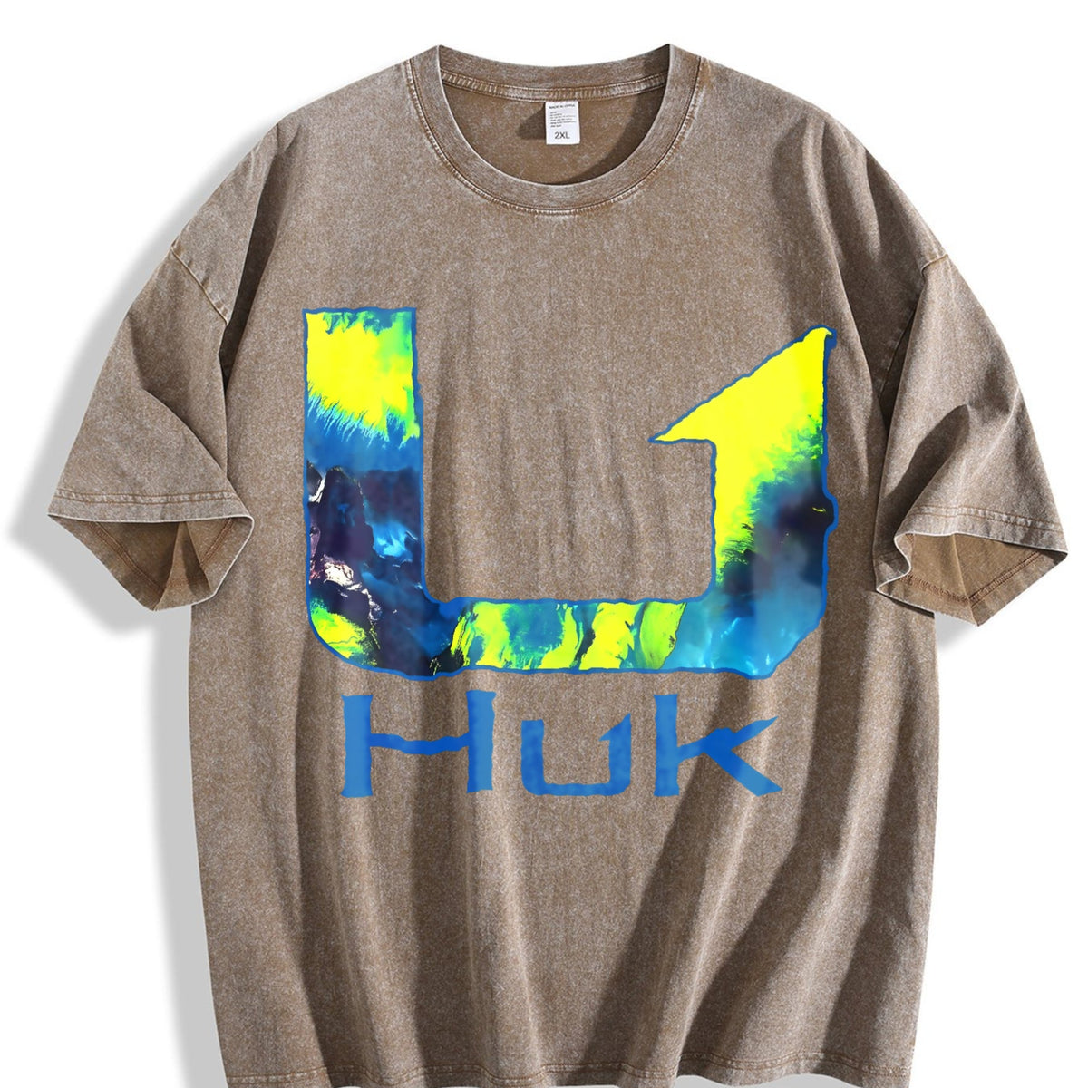 Huk Tie Dye Arrow Logo Vintage Washed T-Shirt product image 3
