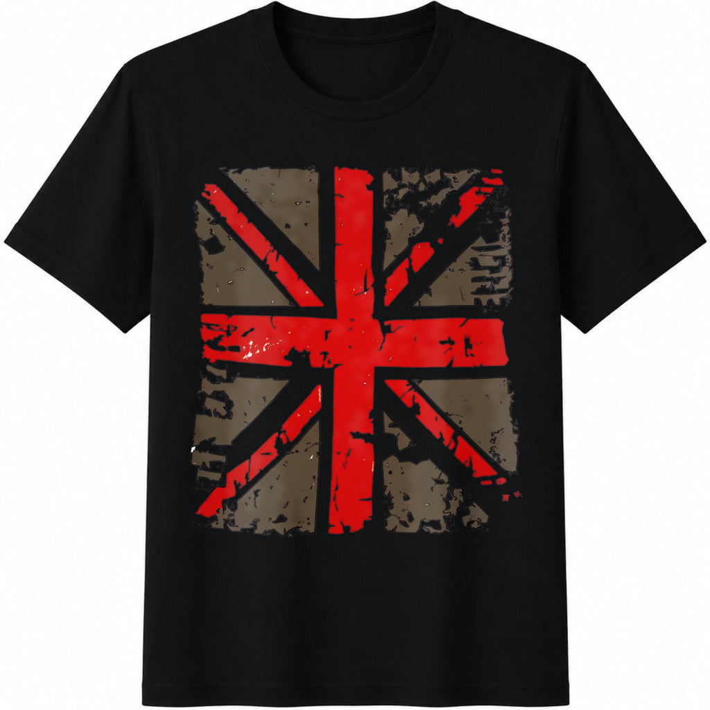 Ladies With Union Jack Cotton T-Shirt product image 1
