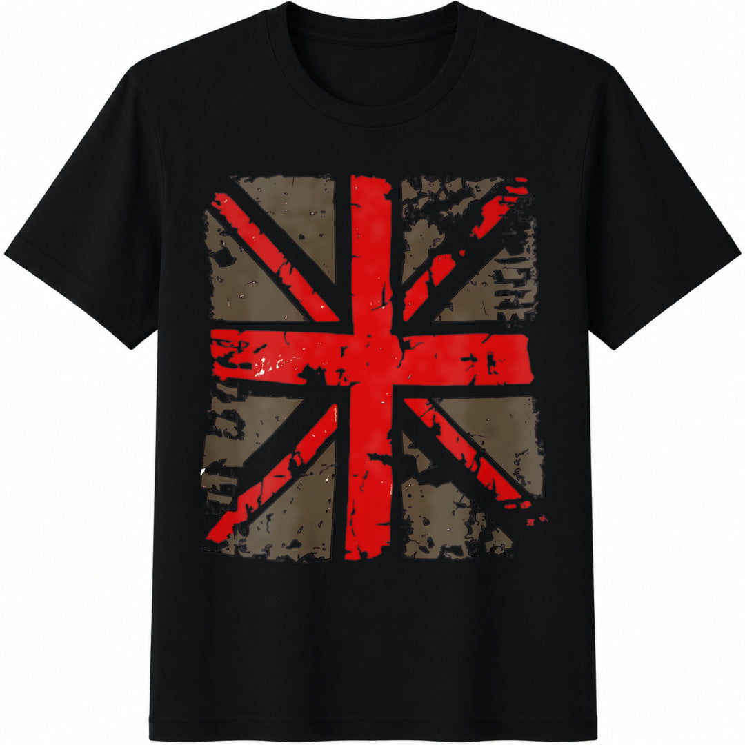 Ladies With Union Jack Cotton T-Shirt product image 1