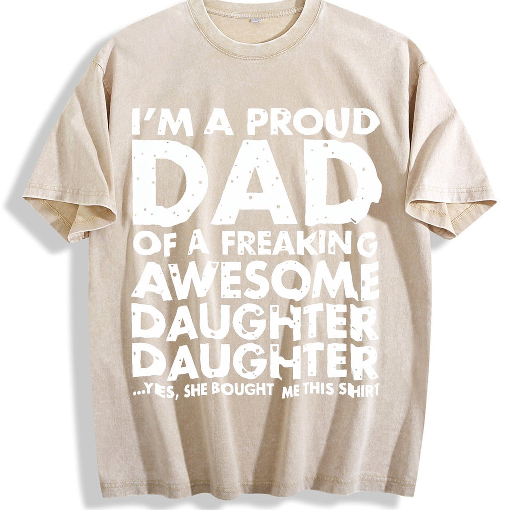 100 Proud Dad Of Freaking Awesome Daughter Father's Day product image 1