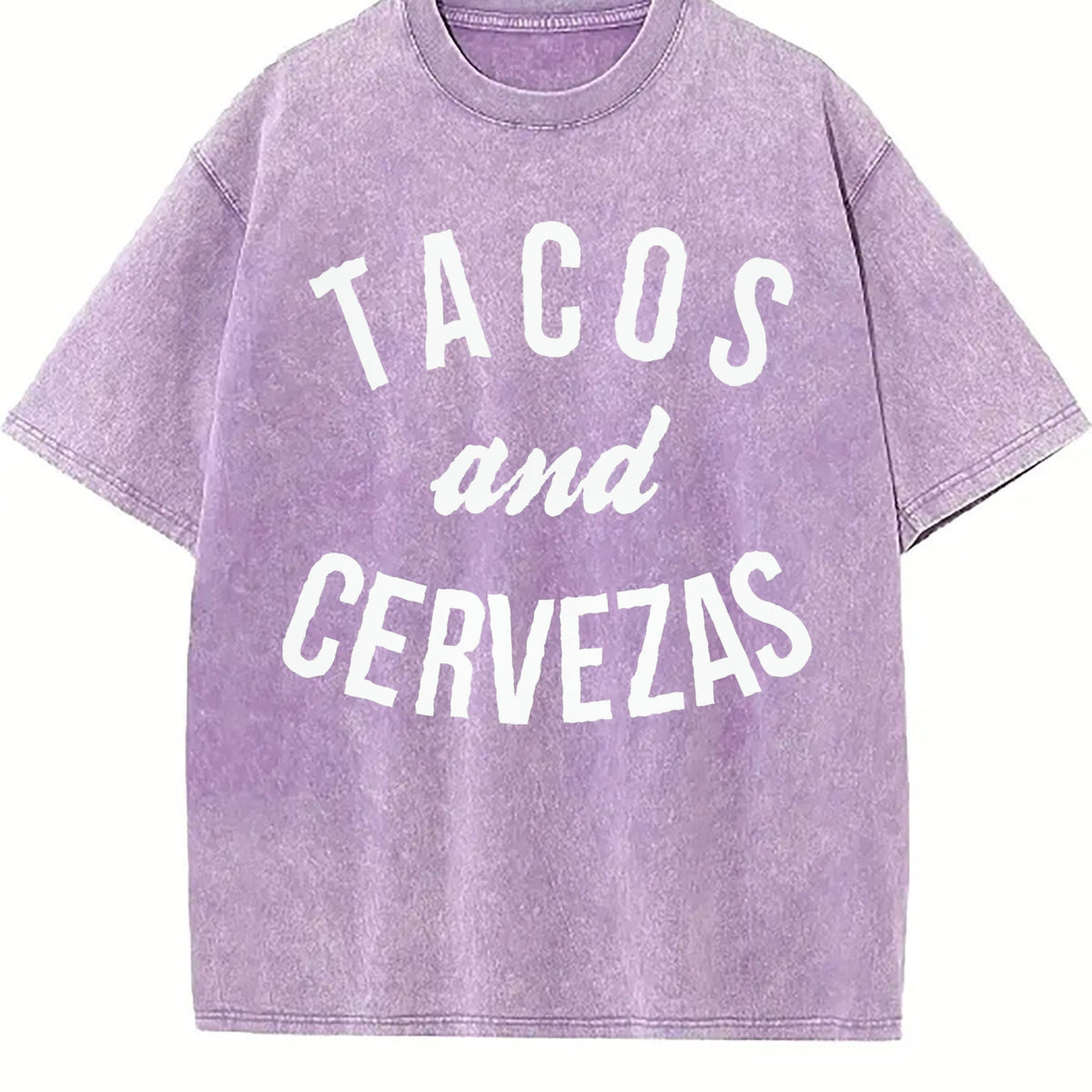 Tacos And Cervezas Funny Vintage Washed T-Shirt product image 6