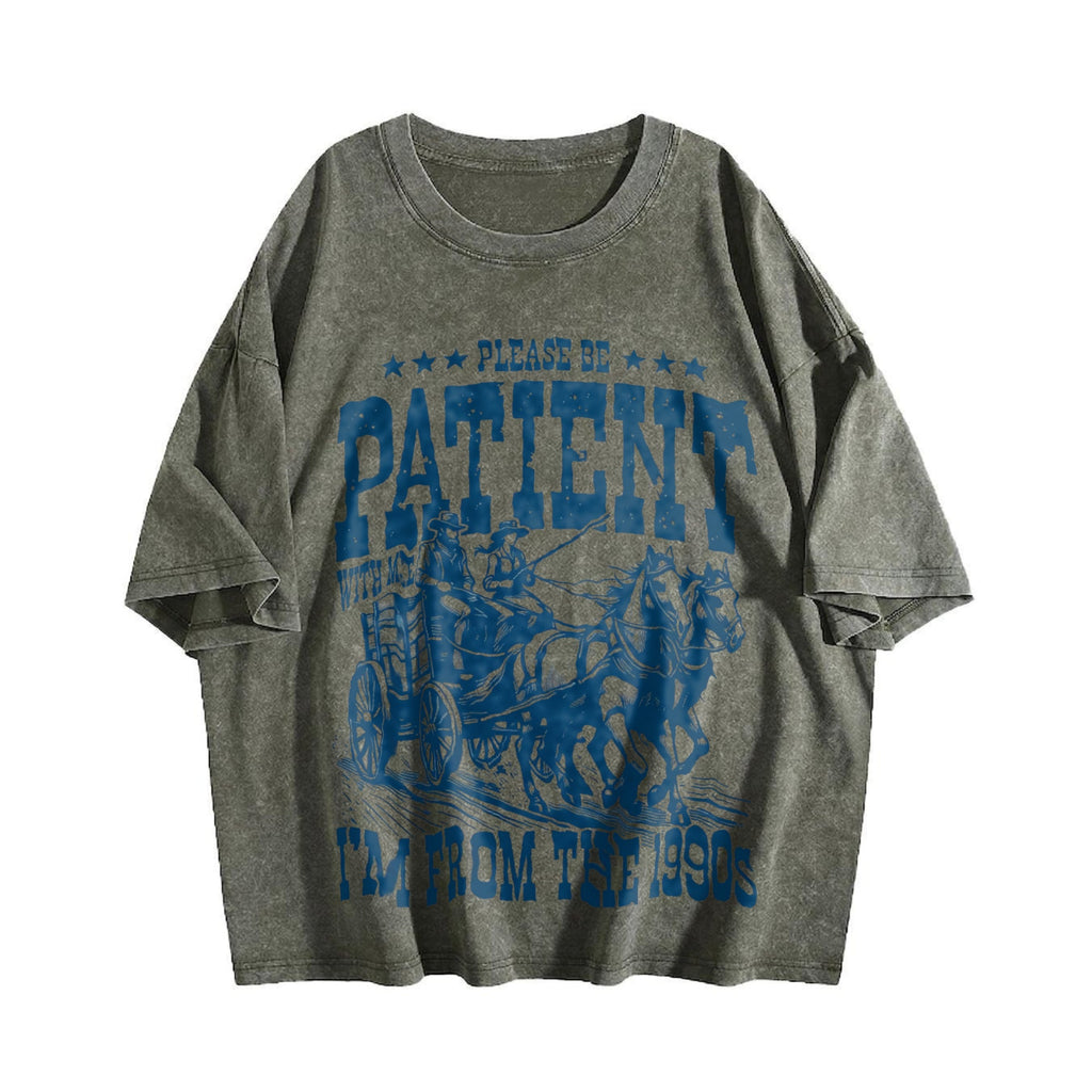 I'm From The 1900s Funny Vintage Washed T-Shirt product image 4