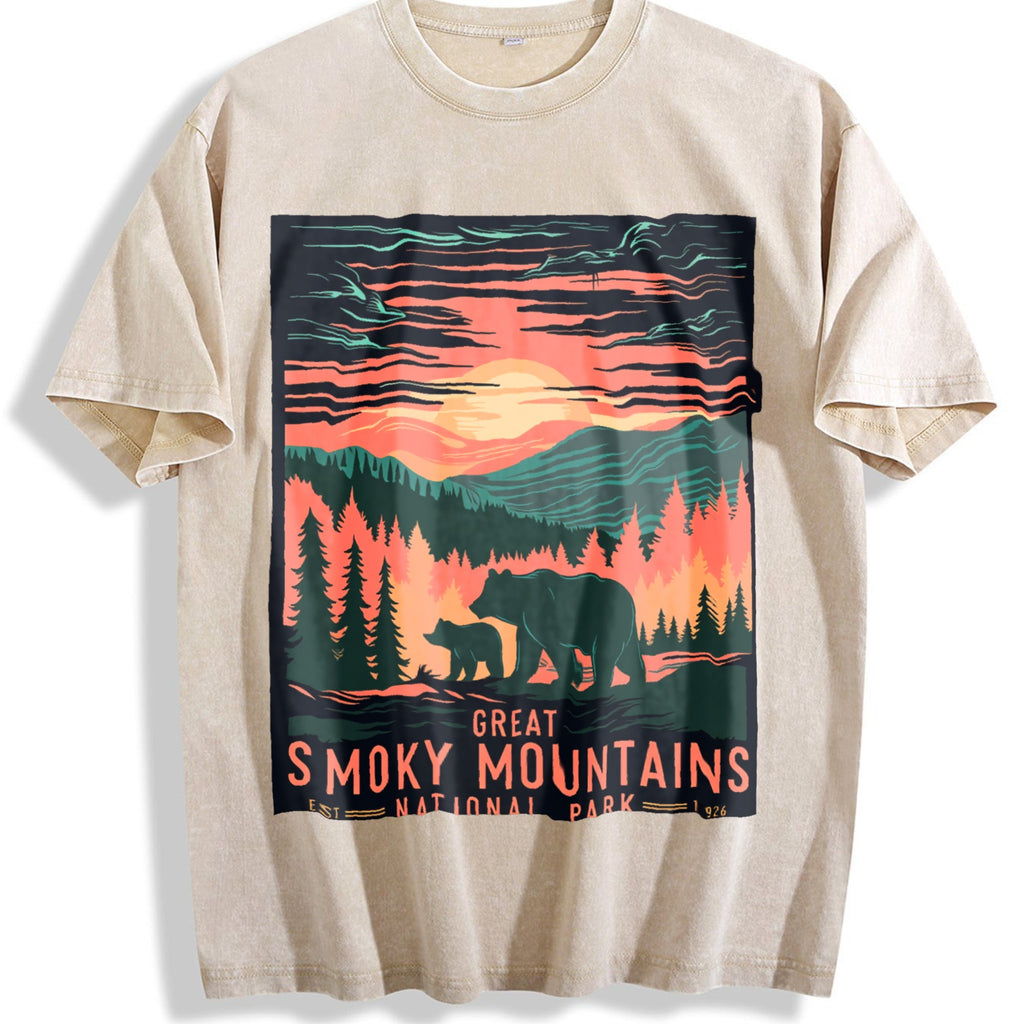 Short-sleeved For A Bear Vintage Washed T-Shirt product image 1