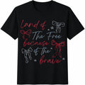Land Of The Free Because Of Brave Cotton T-Shirt product image 1