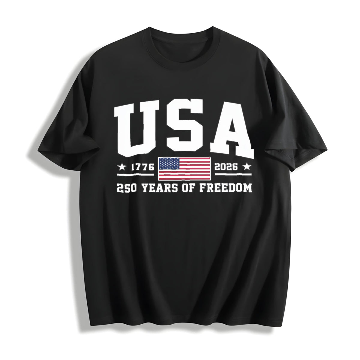250 Years Of Freedom USA Cotton T-Shirt product image 1