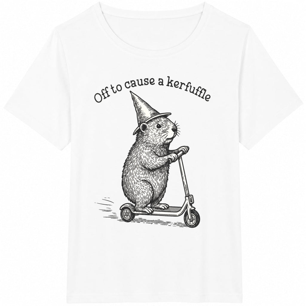 Off To Cause A Kerfuffle Funny Groundhog Scooter Silly product image 2