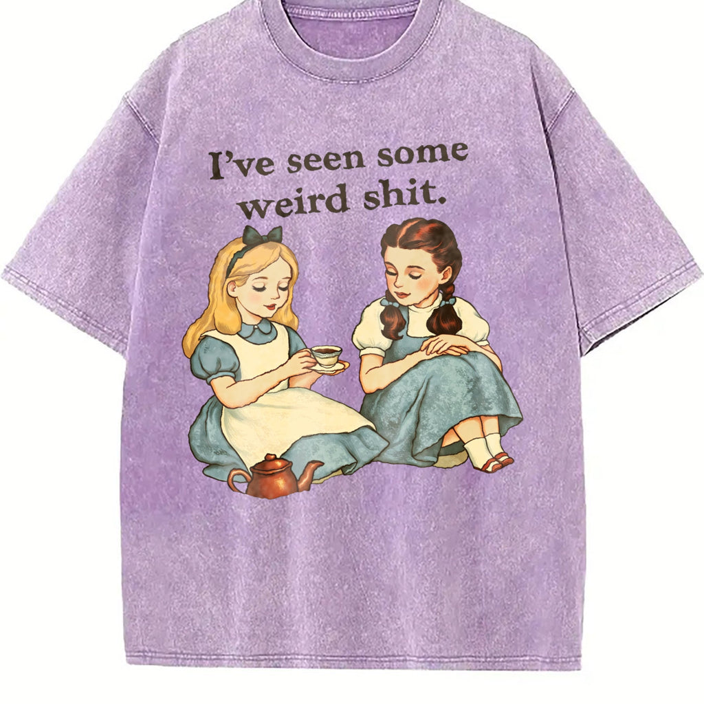 Weird Stuff - Girls - Sarcastic Vintage Washed T-Shirt product image 6