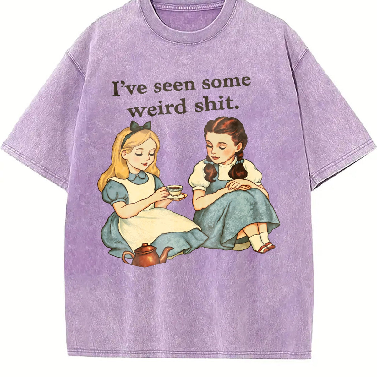 Weird Stuff - Girls - Sarcastic Vintage Washed T-Shirt product image 6