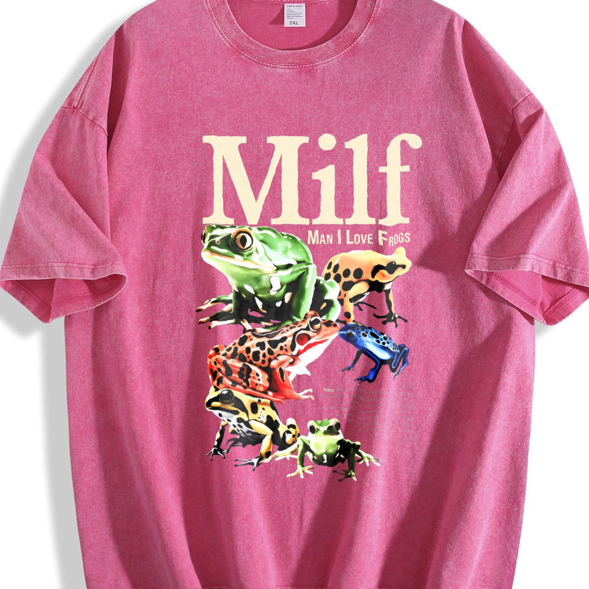 Man I Love Frogs Vintage Washed T-Shirt product image 7