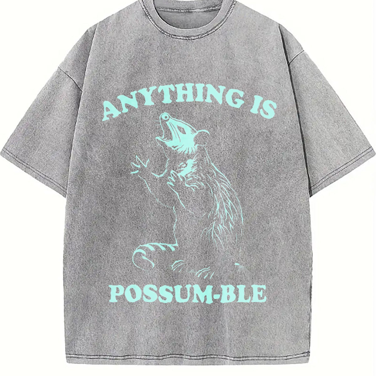 Funny Possum 90s Vintage Washed T-Shirt product image 5