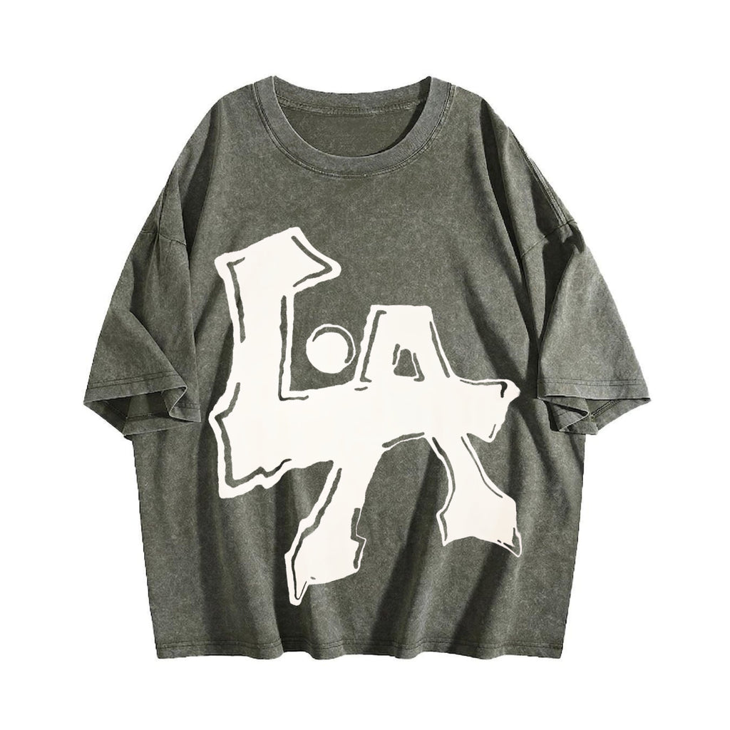 LA Flowers To Make Old Vintage Washed T-Shirt product image 4