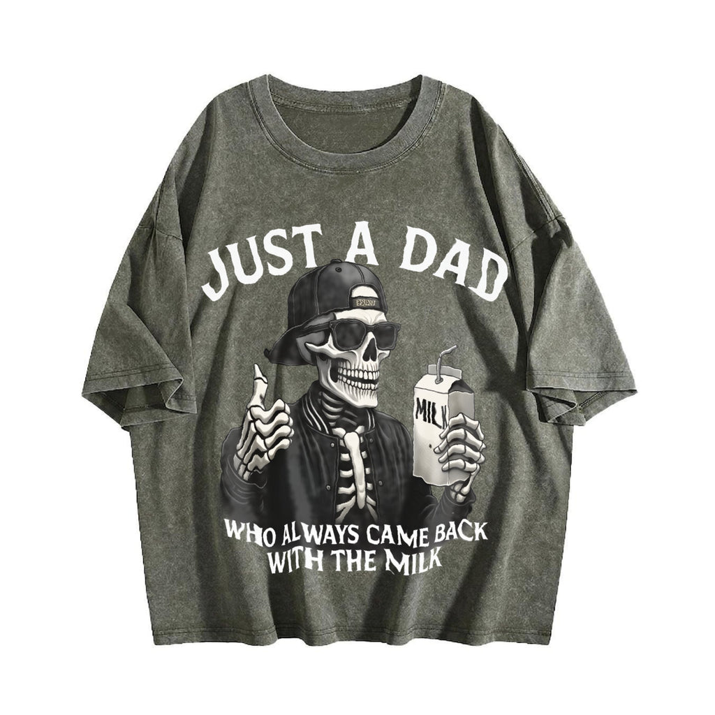 Funny Dad Vintage Washed T-Shirt product image 4