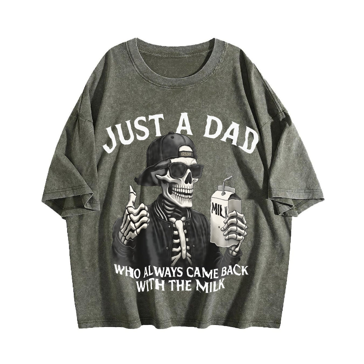 Funny Dad Vintage Washed T-Shirt product image 4