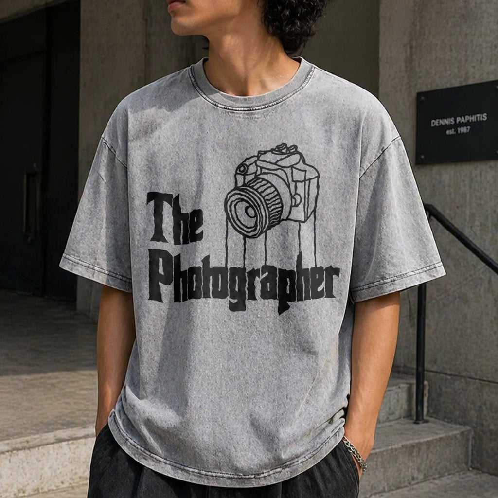 Photographer Element Vintage Washed T-Shirt product image 12