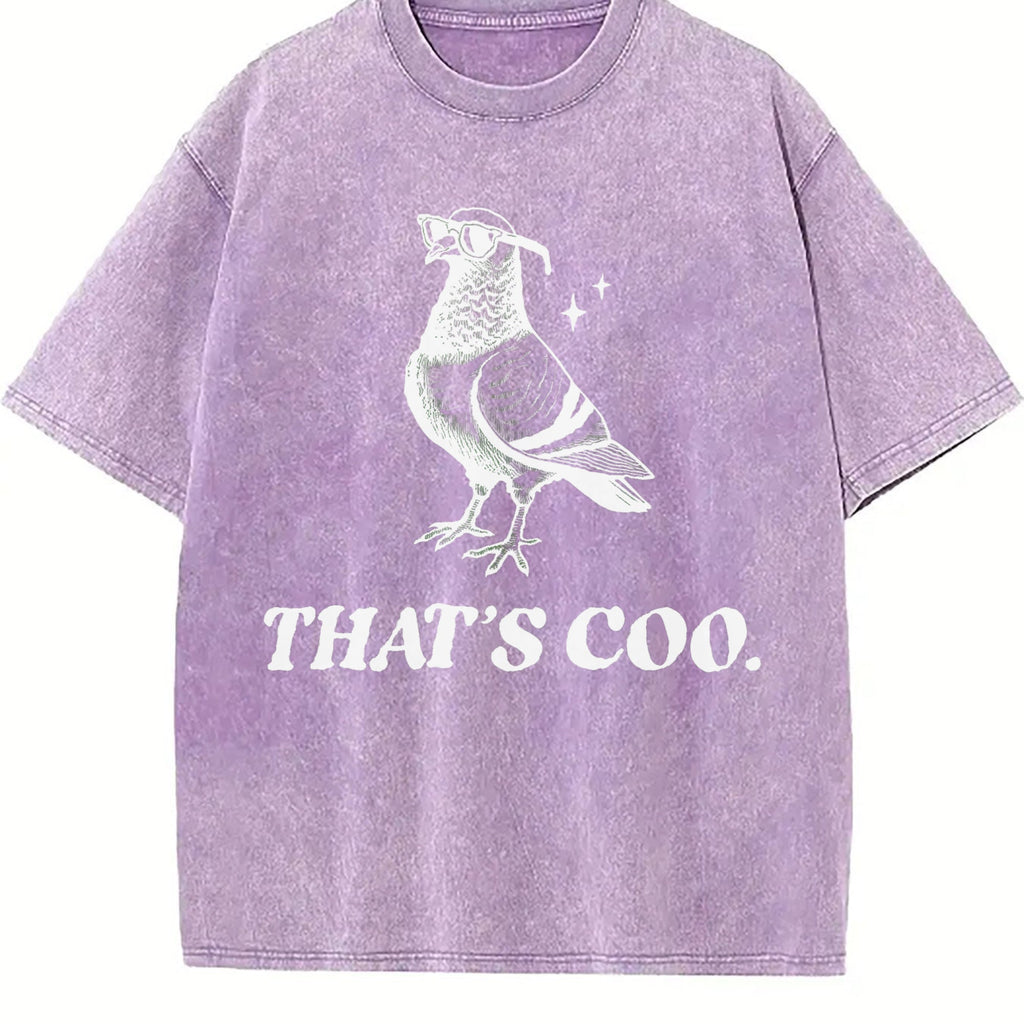 Funny Pigeon Puns 90s Vintage Washed T-Shirt product image 6