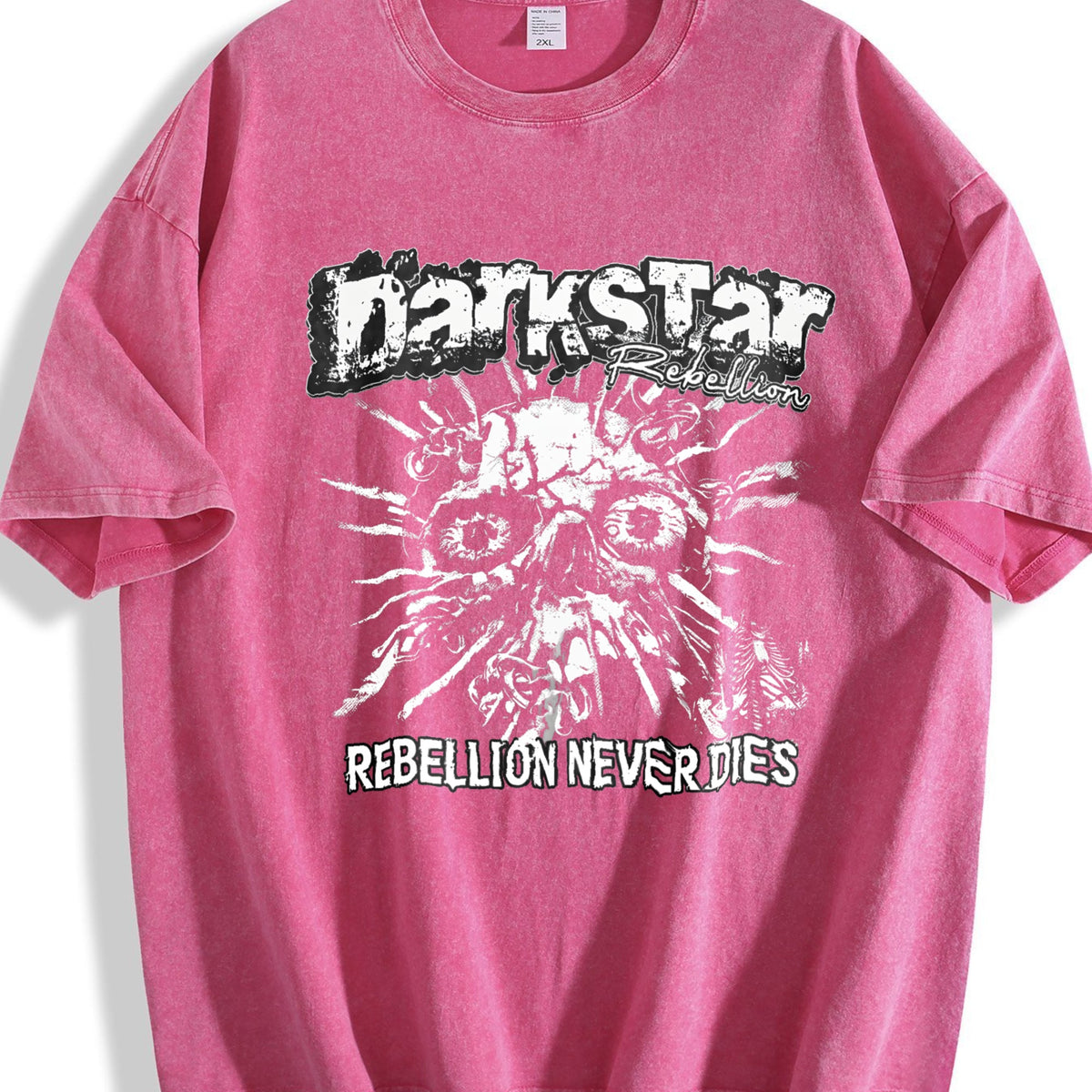Darkstar Skull Rebellion Vintage Washed T-Shirt product image 7