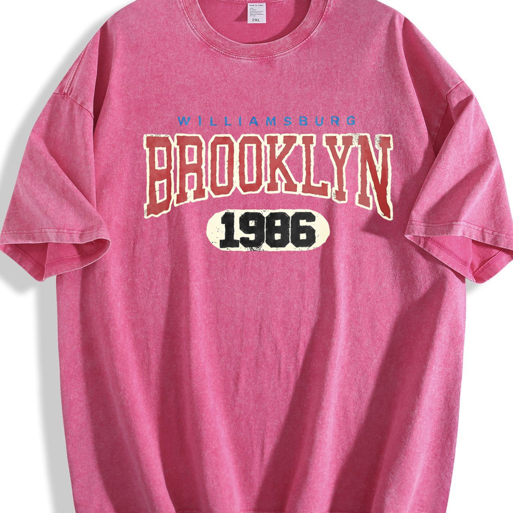 Williamsburg Brooklyn 1986 Vintage Washed T-Shirt product image 7