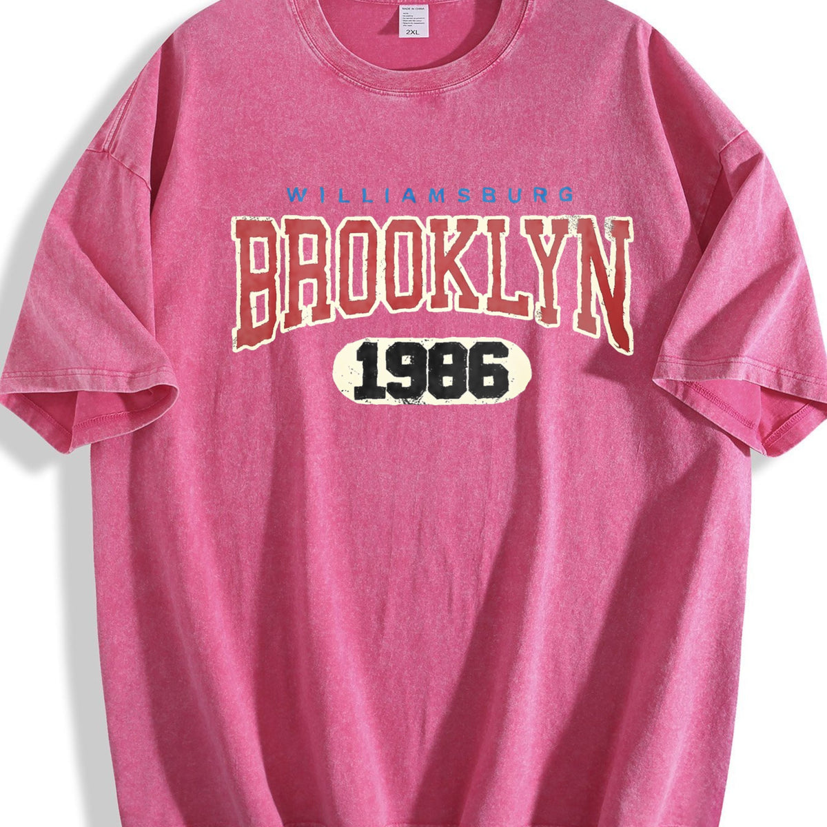 Williamsburg Brooklyn 1986 Vintage Washed T-Shirt product image 7