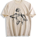 Skeleton Ripping Rip Cage 90s Vintage Washed T-Shirt product image 1