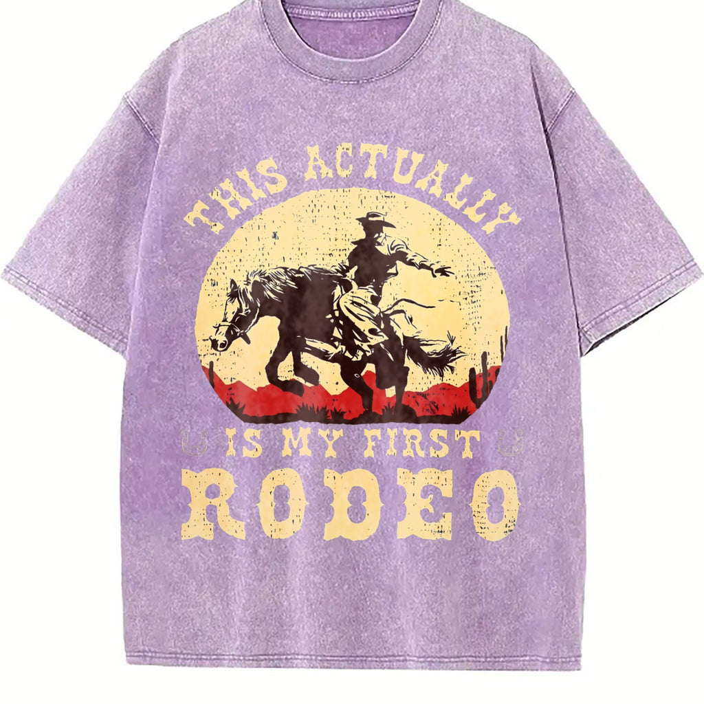 Western This Actually Is My First Rodeo Cowboy Vintage product image 6