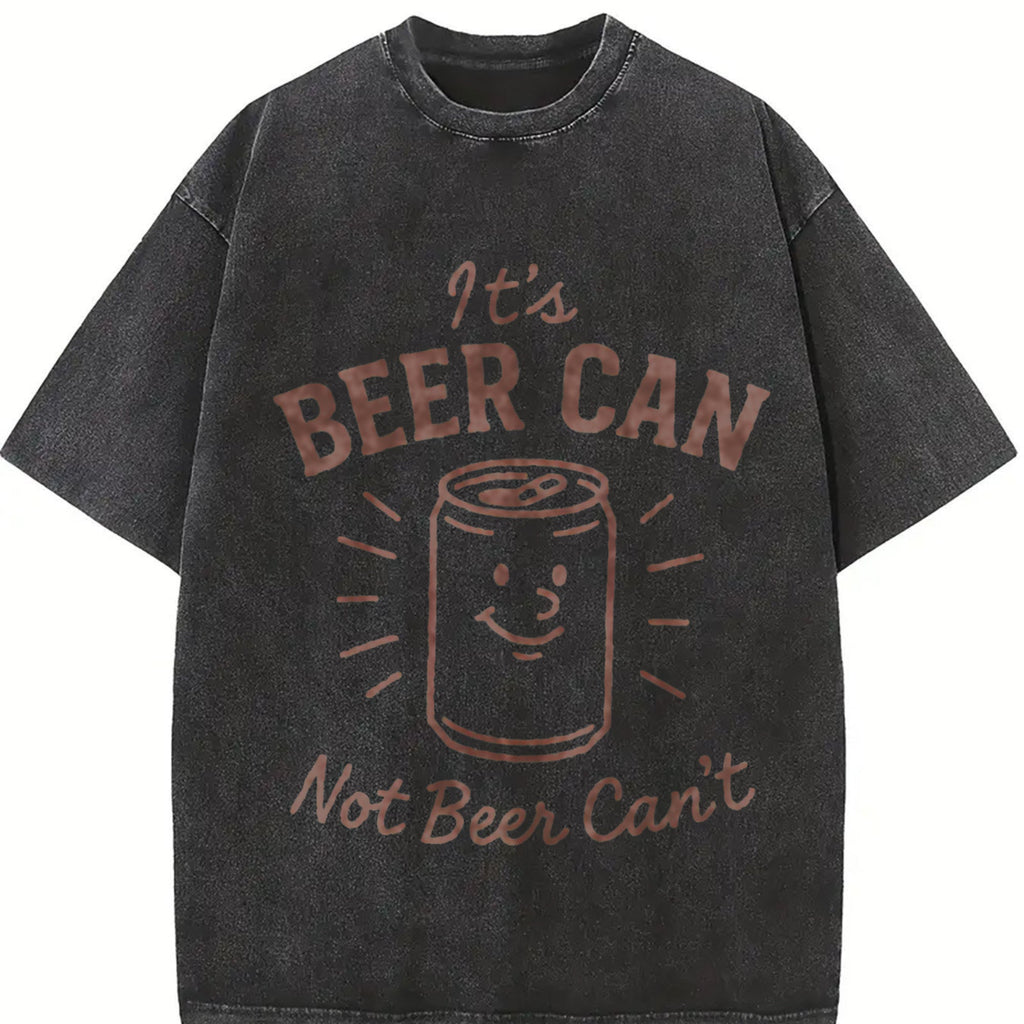 It's Beer Can Not Can't Vintage Washed T-Shirt product image 2