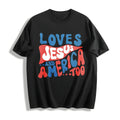 Love Jesus And America Too For Toddler Cotton T-Shirt product image 1