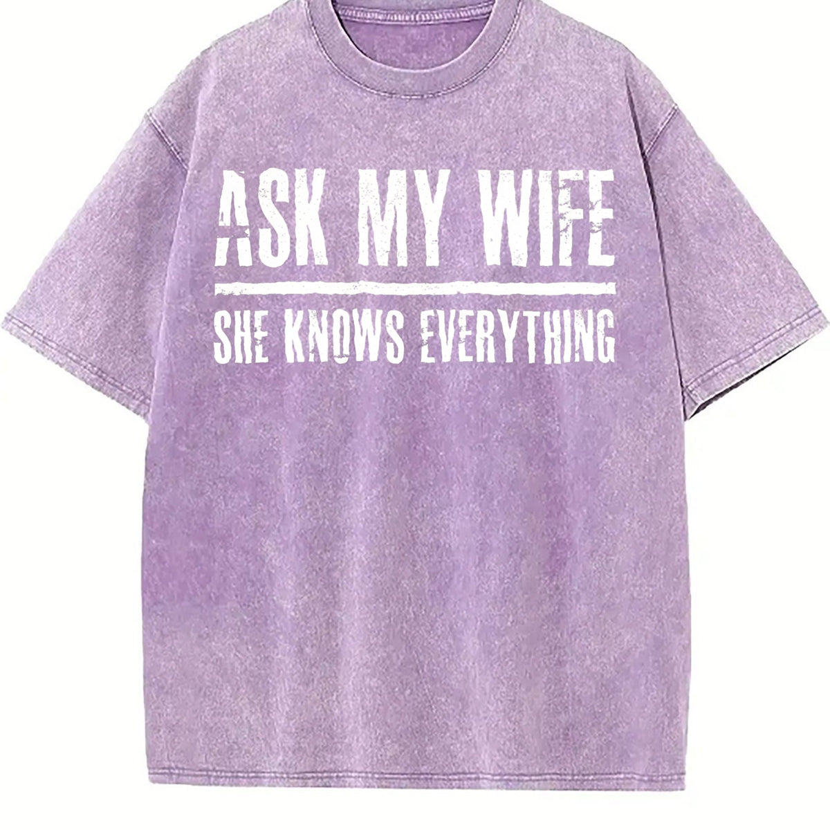 Funny Daughter Wife Slogan Vintage Washed T-Shirt product image 6
